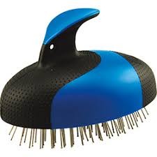 WAHL Palm Pin Brush Szczotka Dla Kota z Uchwytem i Rzadkimi Igłami, niebieski/czarny