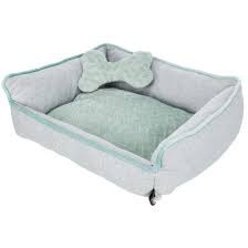 TRIXIE Legowisko z Poduszką Junior 50x40 cm, jasny szary/miętowy