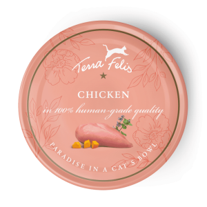 Terra Felis Kurczak 80g, Pyszny Zapach, 100% Składników Jakości Human Grade!  