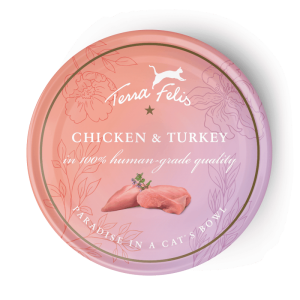 Terra Felis Kurczak z Indykiem 80g, Pyszny Zapach, 100% Składników Jakości Human Grade!      