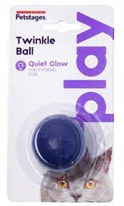 Petstages Piłka Migotka, Niebieski, Idealna do Zabawy Nocą, Nie Wydaje Dźwięków!