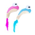 Petstages Dental Shrimpies, Kolorowe Krewetki, 2 sztuki,  Zabawka Wspomagająca Czyszczenie Zębów! 