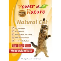 Power of Nature Natural Cat Meadowland Mix, Kurczak, Indyk, Łosoś  2kg, Bardzo Niski Poziom Węglowodanów!