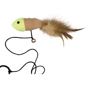 Barry King Fluorescencyjna Ryba z Piórkiem 8x4 cm