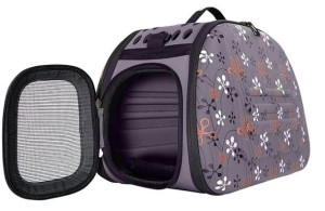 Ibiyaya 2w1 Transporter i Torba na Ramię, do 6 kg, Bardzo Lekki i Składany Na Płasko, Szary