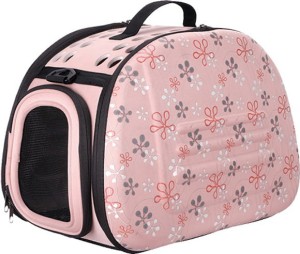 Ibiyaya 2w1 Transporter i Torba Na Ramię, do 6 kg, Różowy, Bardzo Lekki i Składany Na Płasko! 