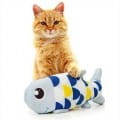 Catit Groovy Fish Podskakująca Ryba z Kocimiętką, Czujnik Ruchu, ładowana przez USB, 25 cm, Niebieska