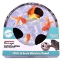 Petstages Zabawka i Drapak Kartonowy Dla Kota  "Atrakcyjny Staw" 23 cm, Znajdź i Złap 2 Piłeczki Wewnątrz Drapaka!
