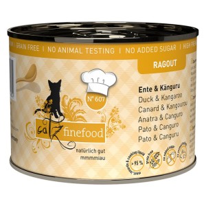 Catz Finefood Ragout No.607 Kangur i Kaczka 190 g