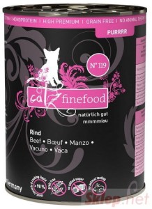 Catz Finefood Purrrr Wołowina No. 119 puszka 400g