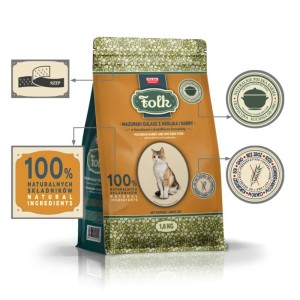 FOLK Adult Mazurski Gulasz z Królika i Sarny 1,6kg, Nowa Marka, Karma Produkowana w Polsce!