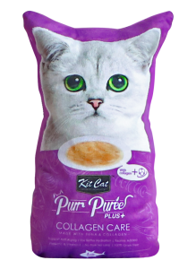 Kit Cat Poduszka Wypełniona Kocimiętką 25x15 cm, purpurowa