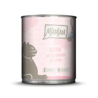MjAMjAM Soczysty kurczak z olejem z łososia dla kociąt puszka 800g