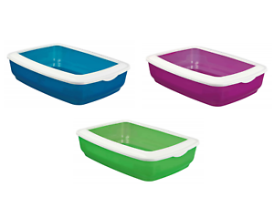 TRIXIE Kuweta Transparentna MIO z Ramką 32x12x43 cm, mix kolorów