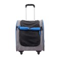 Ibiyaya Liso Transporter 3w1, Transporter, Plecak i Wózek, do 10kg, Szary, NOWY Kolor!