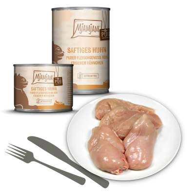 MjAMjAM Mięsna przyjemność czysty kurczak puszka  400g