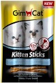 GimCat Kitten Sticks Indyk i Wapno, Miękkie Paluszki, 3 szt/20g, NOWA WERSJA!
