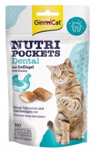 GimCat Nutri Pock Dental 60g, z Drobiem, NOWOŚĆ!
