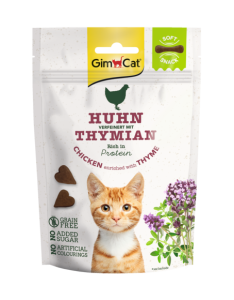 GimCat Soft Snacks Kurczak z Tymiankiem 50g, NOWOŚĆ! 