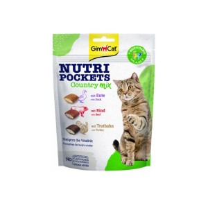 GimCat Nutri Pock Country Mix z Tauryną 150g, NOWOŚĆ! 