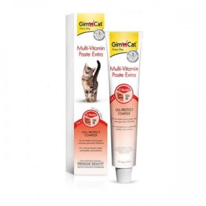 GimCat Pasta Multi-Vitamin Extra 50g, 12 Witamin, Wysoka Zawartość Tauryny!