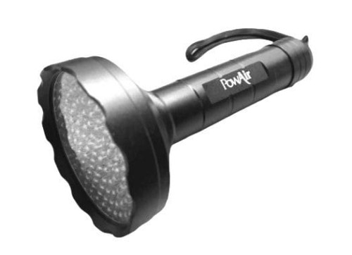 PowAir Detektor Moczu UV 128 LED, Duża i Mocna Latarka LED do Wykrywania Plam Moczu!
