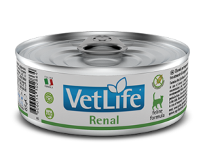 Vet Life Renal 85 g, Obniżona Zawartość Fosforu! Wsparcie Przy Niewydolności Nerek! Miękki i Delikatny Pasztet!