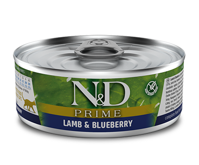 N&D CAT Prime Jagnięcina i borówki 70 g