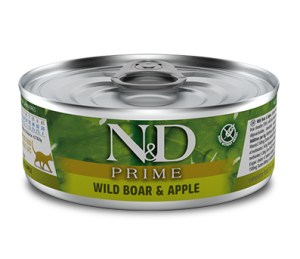 N&D CAT Prime Dzik Z Jabłkiem 70 g, Bez Dodatku Innych Mięs!
