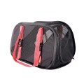 Ibiyaya Transporter Składany Torba na Ramię Flying Pal, Czarny/czerwony, Bardzo Lekki! Do 6 kg!