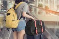 Ibiyaya Transporter Składany Torba na Ramię Flying Pal, Czarny/czerwony, Bardzo Lekki! Do 6 kg!