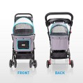 Ibiyaya Wózek Easy Pet Buggy, Szary, Składany, Obciążenie do 20 kg!