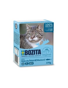 Bozita Makrela w Galarecie 370g, Nowość! Kawałeczki w DUŻEJ Ilości Galaretki!   