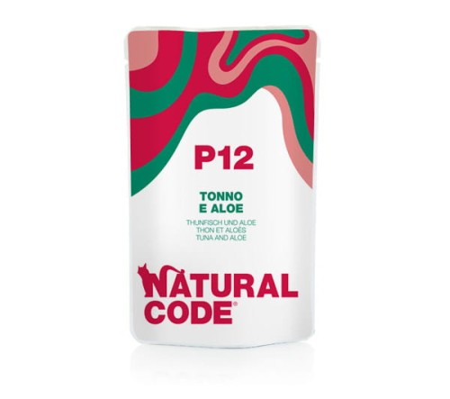 Natural Code P12 Tuńczyk z Aloesem, saszetka 70g