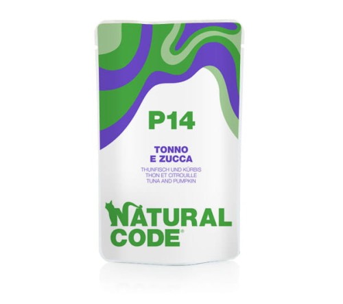 Natural Code P14 Tuńczyk z Dynią, saszetka 70g  