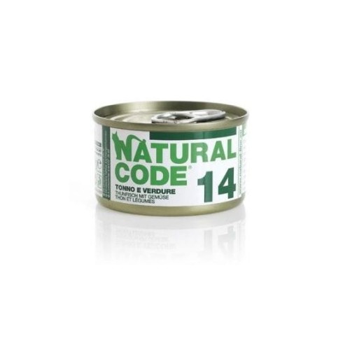 Natural Code Cat 14 Tuńczyk z Warzywami, 85g, Miękka Galaretka!