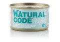 Natural Code Cat 01 Light Tuńczyk, Jagody Goji i Żurawina, 4 x 70g, NOWOŚC!
