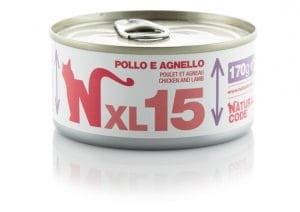 Natural Code Cat XL 15 Kurczak z Jagnięciną 170g, Miękka Galaretka!  NOWY Smak!