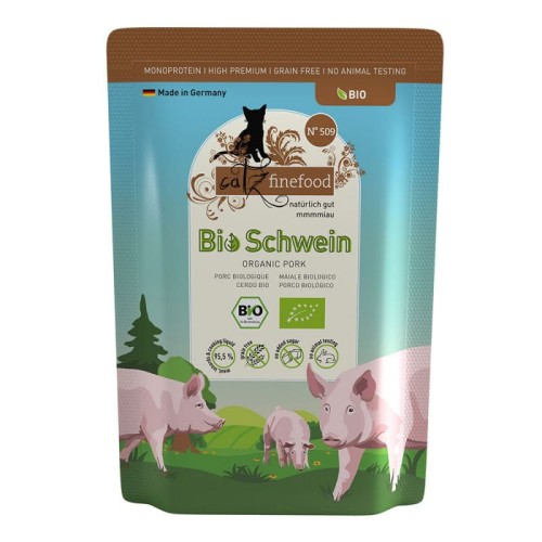 Catz Finefood Bio No. 509 Wieprzowina 85g NOWA Szata Graficzna!
