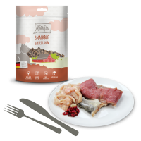 MjAMjAM SnackBag 125g, Jagnięcina z Żurawiną, Olejem z Łososia i Jajkiem, Bez Zbóż i Cukrów! 