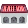 TRIXIE Gra Strategiczna Cat Activity Rod Box 20x12x16 cm, Znajdź Przysmaki lub Zabawki! 2 Poziomy do  Zabawy!