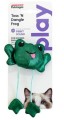 Petstages Toss 'N Dangle Catnip Cat Toy, Żaba z Długimi Nogami!  Kumkanie Aktywowane Dotykiem! Z Kocimiętką! Nowość!