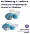 Petstages Firefly Treat Stuffer Glow in The Dark Cat Toy! Świetliki Na Kocie Przysmaki! Świecą w Ciemności! 2 Sztuki w Zestawie! Nowość!