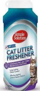 Simple Solution Cat Litter Freshener, Neutralizator i Odświeżacz do Kuwet, Granulat 600g, Zapach Wiosennej Bryzy, Nowość!