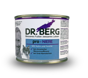 Dr. BERG Pro-Niere 200 g, Obniżony Poziom Fosforu i Białka Dla Kotów Z Niewydolnością Nerek Lub Kamieniami Moczanowymi!