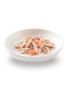 Schesir Complete Nutrition Filety Z Tuńczyk z Kurczakiem i Krewetkami w Galarecie Saszetka 85g, Nowa Wersja Z Dodatkiem Witamin I Minerałów! Pełnowartościowa Karma Filetowa!