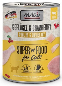 MAC's Cat Drób i Żurawina 400g, NOWA Szata Graficzna!