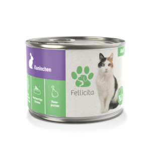 Fellicita Cat Pure Rabbit 200g, Czysty Królik, Miękki Aromatyczny Pasztet!! NOWOŚĆ!   