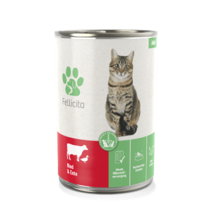 Fellicita Cat Wołowina i Kaczka 400g, Miękki Aromatyczny Pasztet! NOWOŚĆ!   