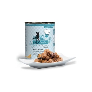 Catz Finefood Ragout No. 613 Kurczak i Małże 380g, Duża Ilość Sosu! Nowość!